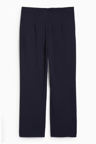 Women - Culottes - high waist - dark blue