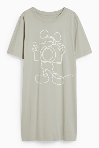 Femmes - Haut long - Mickey Mouse - gris clair