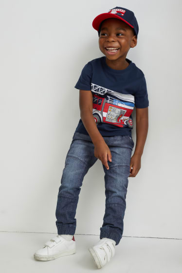 Enfants garçons - Slim jean - bleu foncé