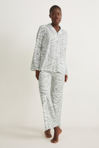 Women - Pyjamas - patterned - cremewhite