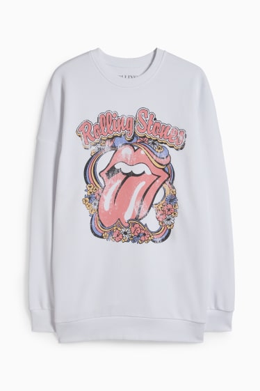 Teens & Twens - CLOCKHOUSE - Sweatshirt - Rolling Stones - weiss
