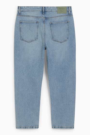 Herren - Crop Regular Jeans - helljeansblau
