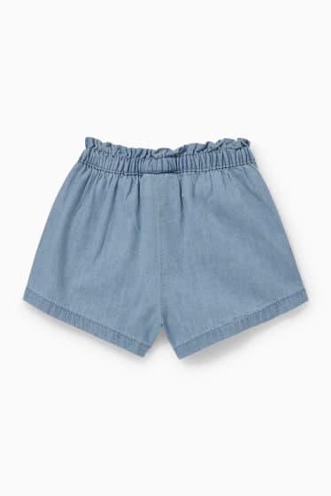 Baby Mädchen - Baby-Shorts - hellblau