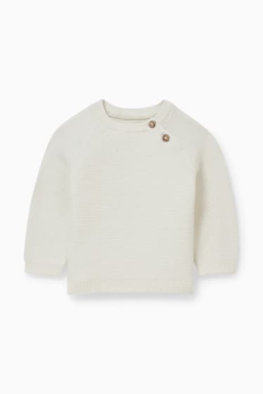 Neonate - Completo per neonati - 2 pezzi - bianco crema