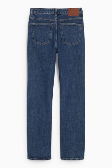 Femei - Straight jeans - talie înaltă - LYCRA® - denim-albastru