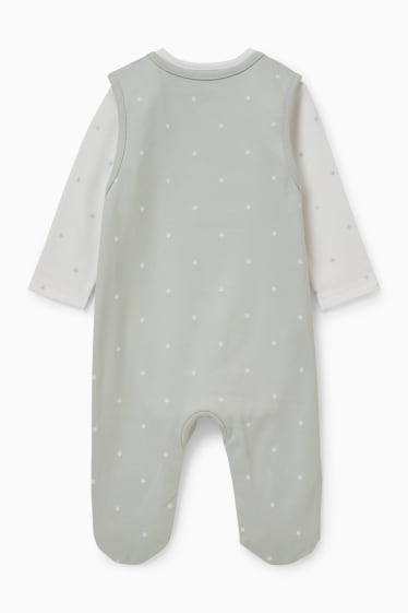 Baby Jungen - Strampler-Set - 2 teilig - mintgrün