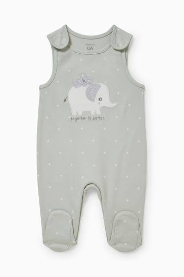 Baby Jungen - Strampler-Set - 2 teilig - mintgrün