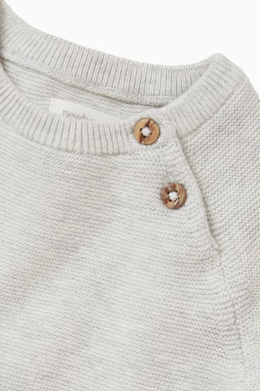 Baby Jungen - Baby-Outfit - 2 teilig - hellgrau