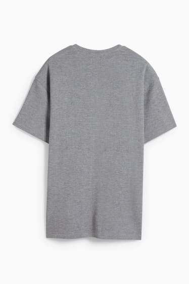 Heren - T-shirt - grijs-mix