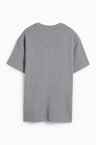 Hommes - T-shirt - gris chiné