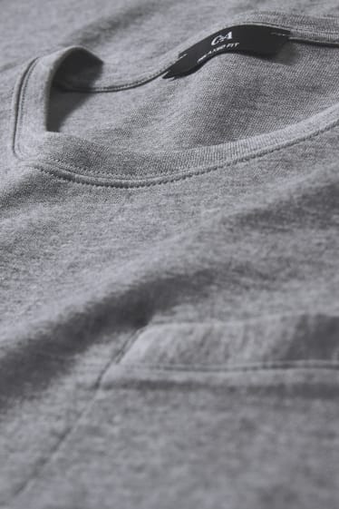 Uomo - T-shirt - grigio melange