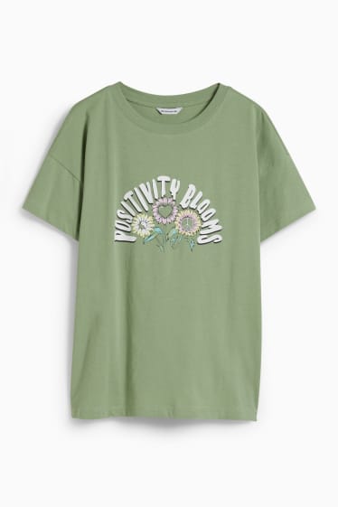 Ados & jeunes adultes - CLOCKHOUSE - T-shirt - vert