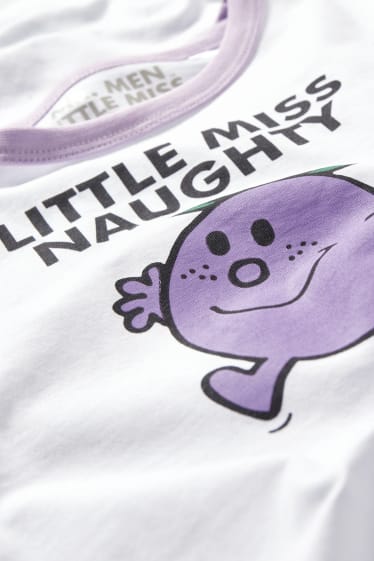 Kinder Mädchen - Mr. Men Little Miss - Kurzarmshirt - weiß
