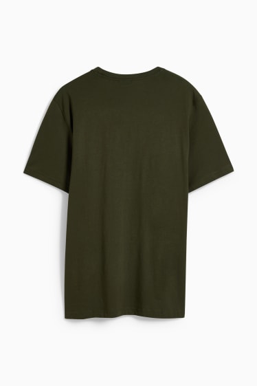 Hombre - Camiseta - verde oscuro