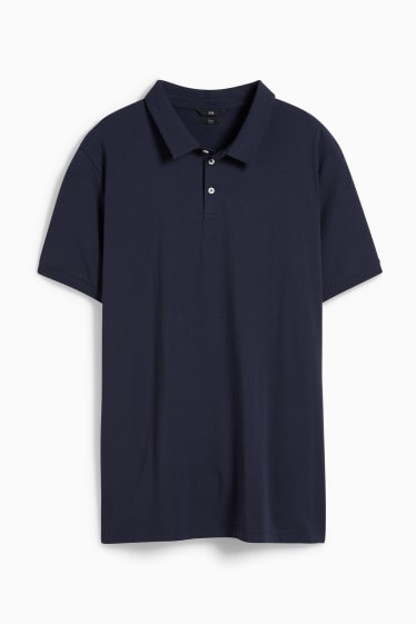 Men - Polo shirt - Flex - dark blue