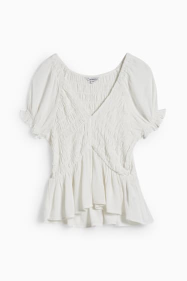 Damen - CLOCKHOUSE - Bluse - weiss