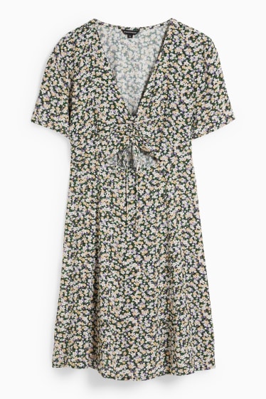 Femmes - CLOCKHOUSE - robe - à fleurs. - vert