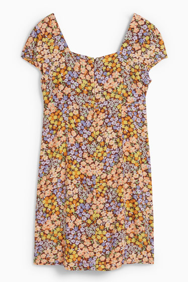 Dona - CLOCKHOUSE - vestit - de flors - multicolor