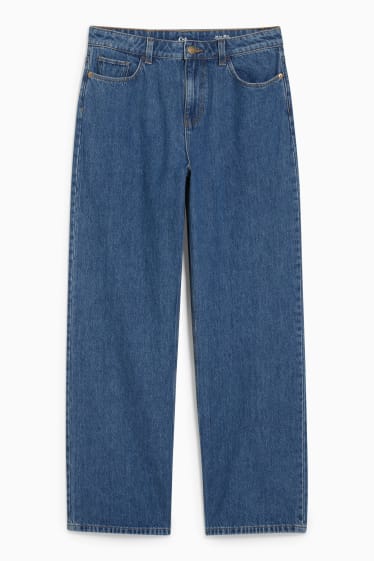 Donna - Relaxed jeans - vita alta - jeans blu