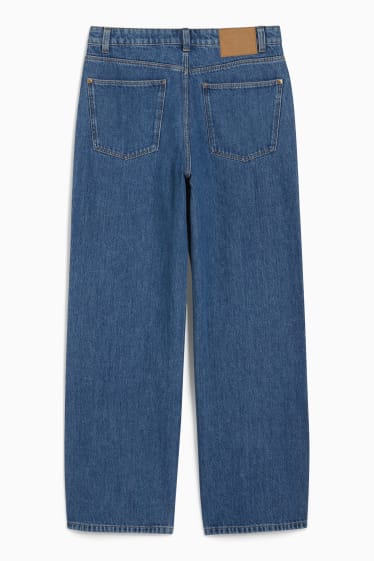 Donna - Relaxed jeans - vita alta - jeans blu