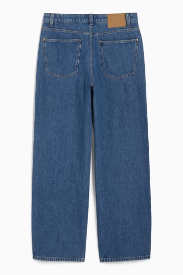 Damen - Relaxed Jeans - High Waist - jeansblau