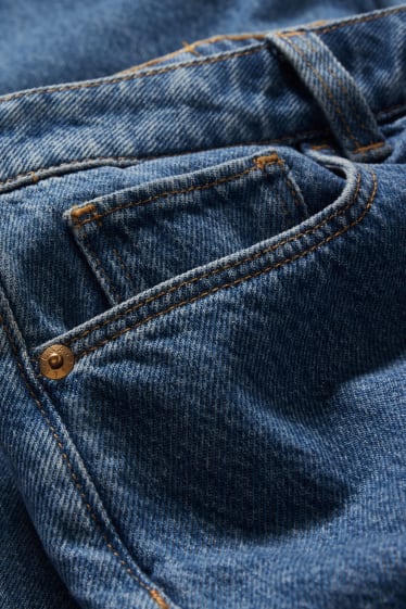 Dona - Relaxed jeans - high waist - texà blau