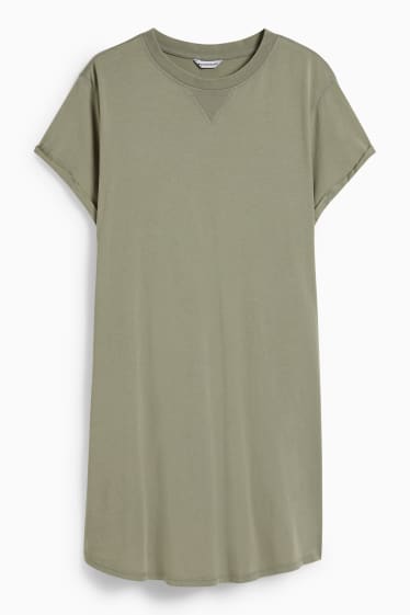 Dona - CLOCKHOUSE - vestit estil samarreta - verd