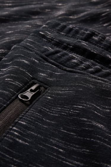 Home - Pantalons curts de xandall - negre jaspiat