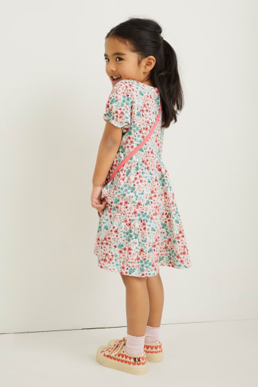 Kinderen - Set - jurk en tasje - 2-delig - gekleurd
