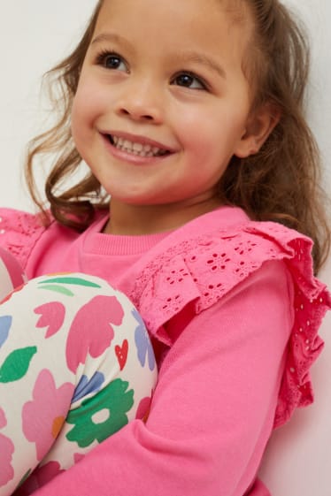 Enfants filles - Ensemble - sweat et legging - deux pièces - rose