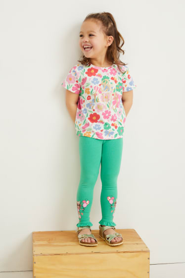 Kinderen - Set van 2 - legging - groen