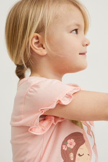Children - Multipack of 3 - short sleeve T-shirt - pink