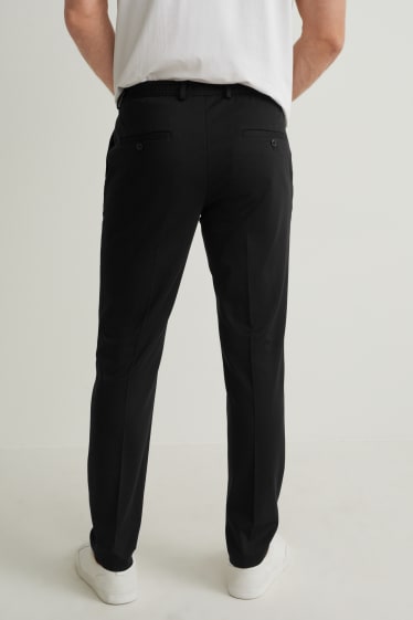 Home - Pantalons de vestir - slim fit - Flex - LYCRA® - negre