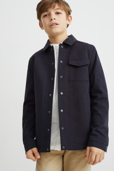 Enfants garçons - Surchemise - bleu foncé