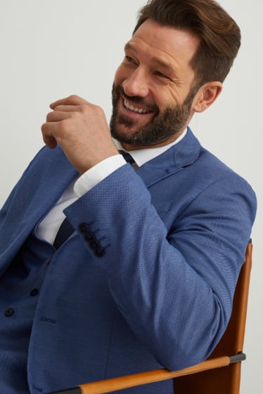 Home - Vestit amb corbata - regular fit - 4 peces - blau