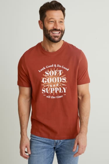 Hommes - T-shirt - marron