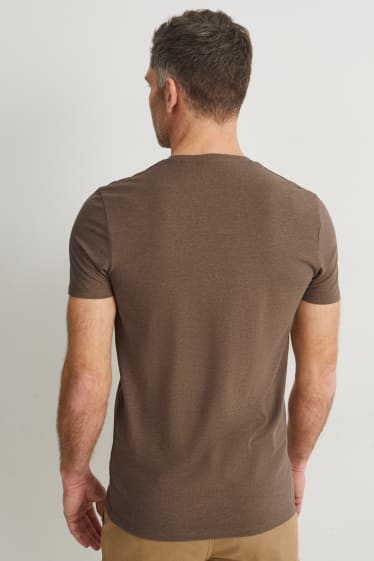 Hommes - T-shirt - Flex - marron clair