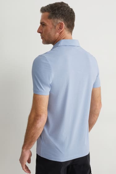 Bărbați - Tricou polo - Flex - albastru deschis