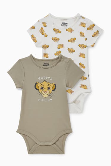 Babies - Multipack of 2 - The Lion King - baby bodysuit - light green