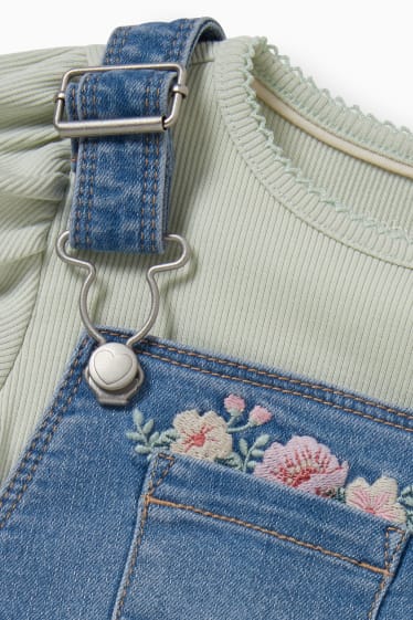 Neonate - Completo neonati - 2 pezzi - jeans azzurro