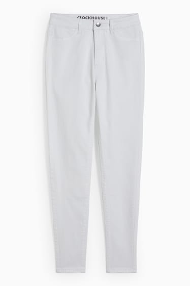 Damen - CLOCKHOUSE - Super Skinny Jeans - High Waist - weiss
