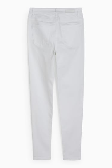 Damen - CLOCKHOUSE - Super Skinny Jeans - High Waist - weiss