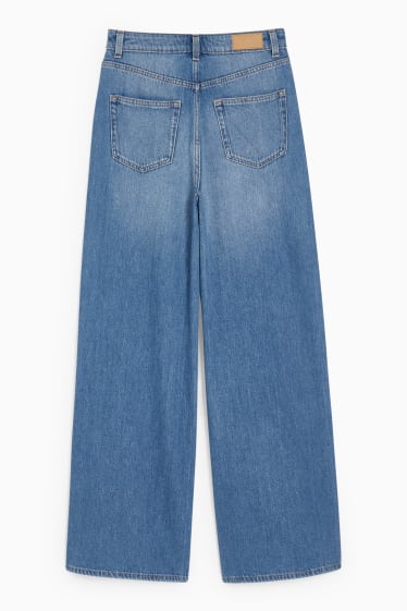 Femmes - CLOCKHOUSE - wide leg jean - high waist - jean bleu
