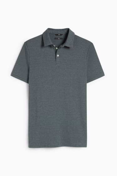 Herren - Poloshirt - Flex - grün-melange