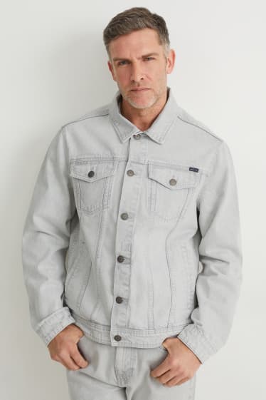 Uomo - Giacca di jeans - jeans grigio chiaro