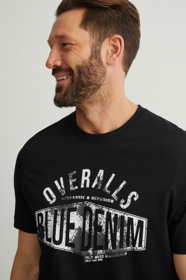 Hombre - Camiseta - negro