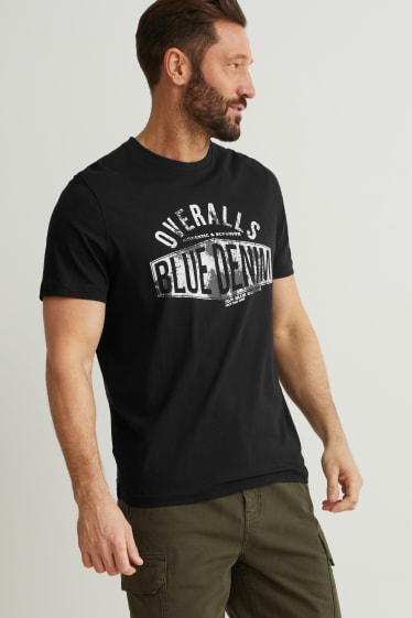 Hombre - Camiseta - negro