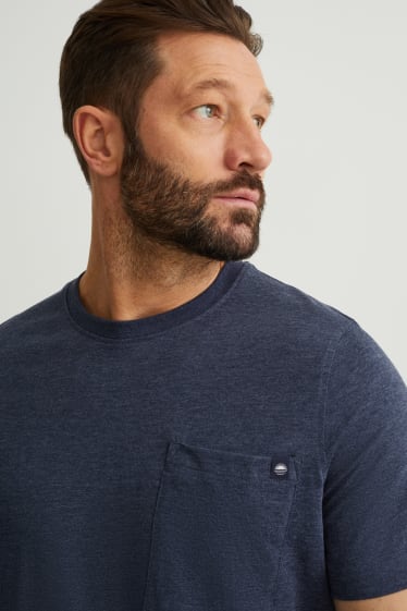 Hommes - T-shirt - bleu foncé