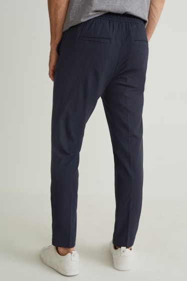 Uomo - Chino - tapered fit - Flex - blu scuro