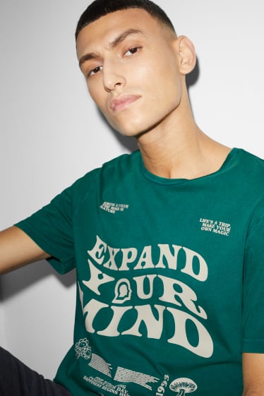 Heren - T-shirt - groen